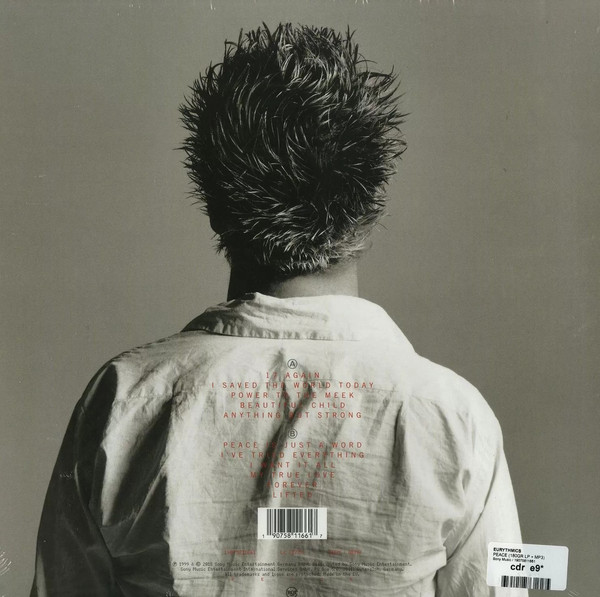 Изображение товара Виниловая пластинка RCA Eurythmics - Peace