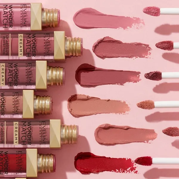 Изображение товара Жидкая помада для губ Eveline Cosmetics Wonder match тон 06 (6.8мл)