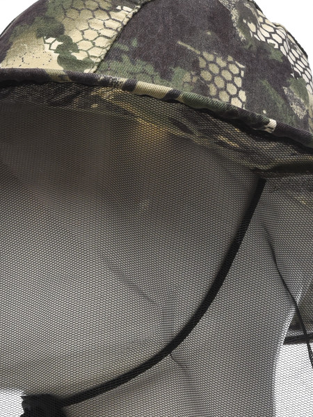 Изображение товара Накомарник для охоты и рыбалки Huntsman Антигнус c кольцом Зеленый питон Смесовая (р.58)