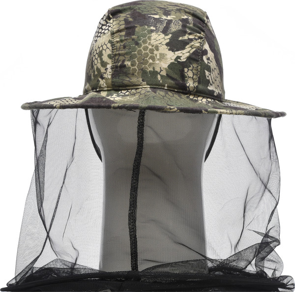 Изображение товара Накомарник для охоты и рыбалки Huntsman Антигнус c кольцом Зеленый питон Смесовая (р.58)