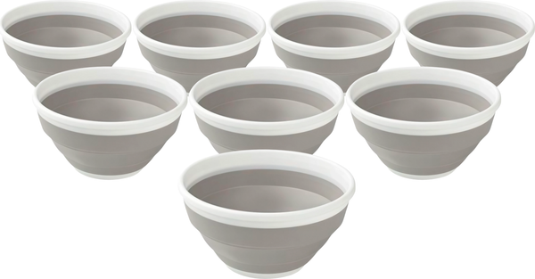 Изображение товара Складная миска Berossi Compact / ИК 22365000 (8шт, дымчато-серый)