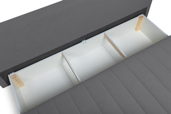 Изображение товара Диван Mio Tesoro BoxWel 553 3ек  (темно-серый 1613)