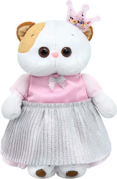 Изображение товара Мягкая игрушка Budi Basa Кошечка Ли-Ли в платье и с короной / LK24-154
