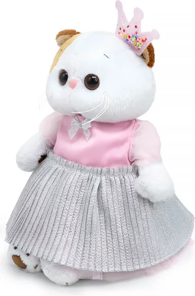 Изображение товара Мягкая игрушка Budi Basa Кошечка Ли-Ли в платье и с короной / LK24-154