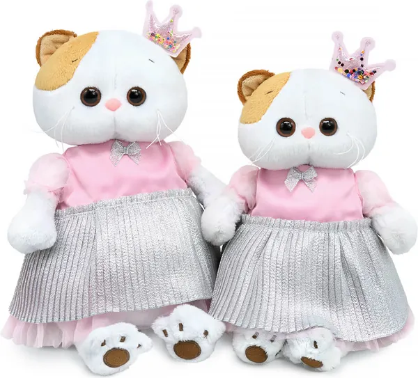 Изображение товара Мягкая игрушка Budi Basa Кошечка Ли-Ли в платье и с короной / LK24-154