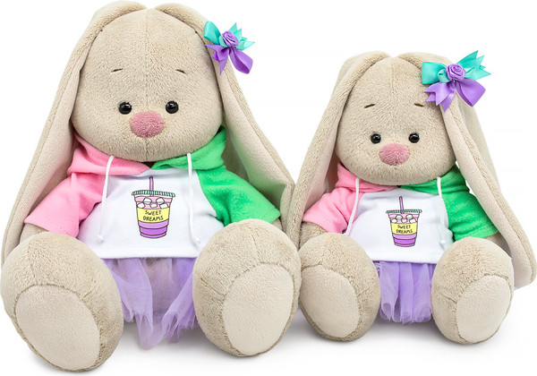 Изображение товара Мягкая игрушка Budi Basa Зайка Ми в свитшоте и юбочке Зайка Ми / SidS-684