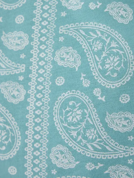 Изображение товара Бриджи домашние Mark Formelle 522241 (р.164/170-110, пейсли на бирюзовом)