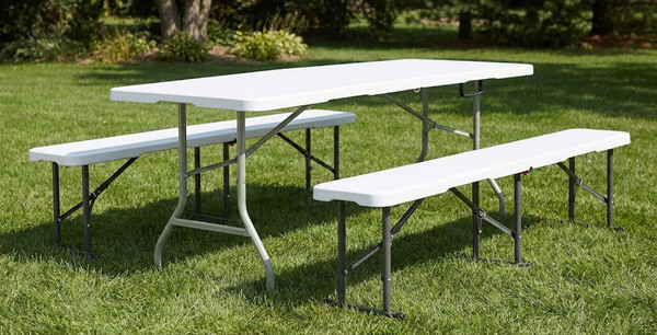 Изображение товара Комплект складной мебели Sundays AC-Z180/AC-ZD183C (белый)