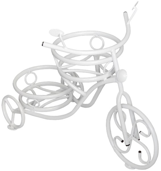 Изображение товара Стойка для цветов Комплект-Агро Велосипед KA6211W (белый)