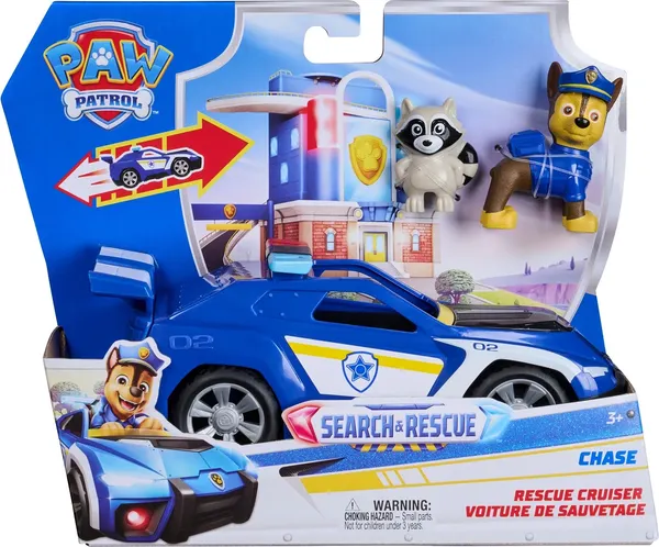 Изображение товара Игровой набор PAW Patrol Поисковый отряд машинка с фигуркой Чейз / 70810