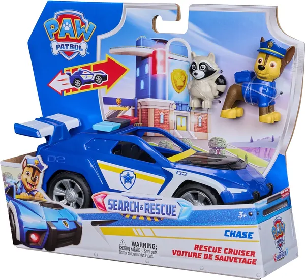 Изображение товара Игровой набор PAW Patrol Поисковый отряд машинка с фигуркой Чейз / 70810