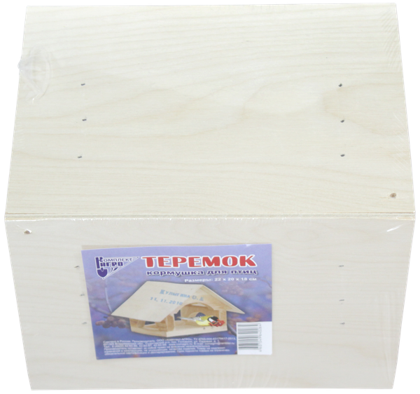 Изображение товара Кормушка для птиц Комплект-Агро Теремок KA0264