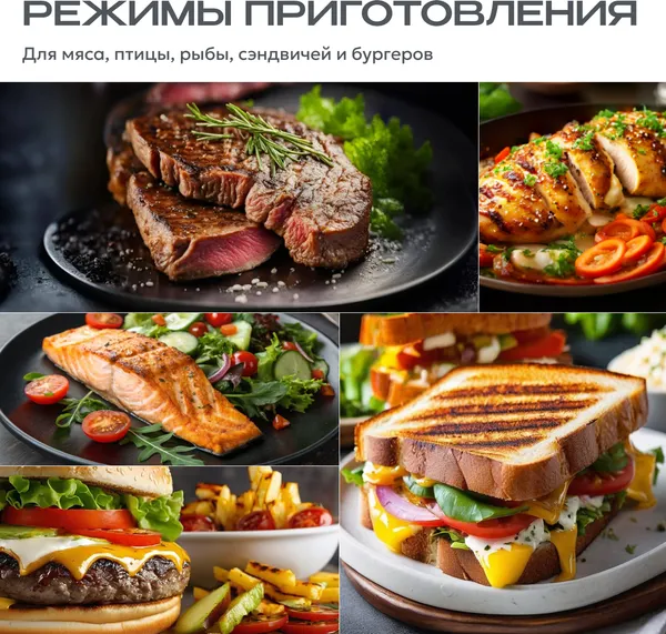 Изображение товара Электрогриль RAGEX R785-900 (серебристый)