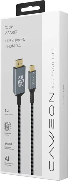 Изображение товара Кабель/переходник CAWEON Visario ACB-1M (1м, серый)