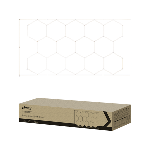 Светильник линейный Neox ДБО-HEXAGON 14С-81065 810Вт 6500К / 4690612066660 — фото 6