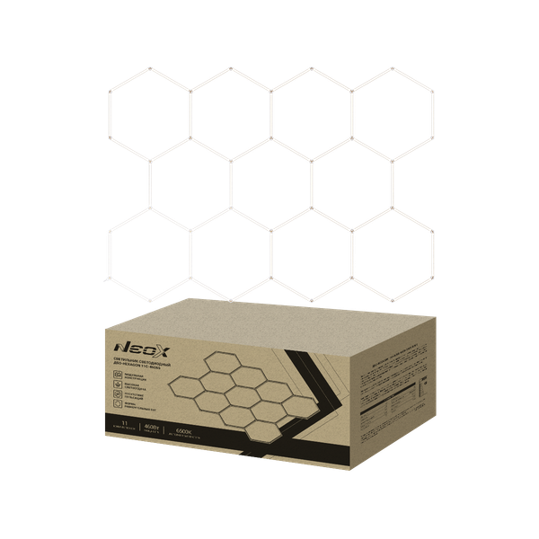 Изображение товара Светильник линейный Neox ДБО-HEXAGON 11С-46065 460Вт 230В 6500К / 4690612066646
