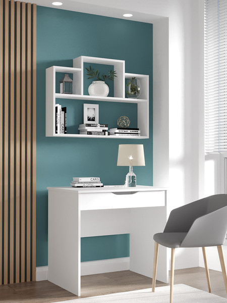 Изображение товара Полка Артём-Мебель Кунжут СН-129.08  (белый)