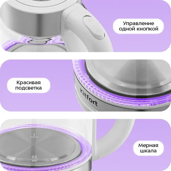 Изображение товара Электрочайник Kitfort КТ-8719