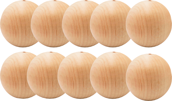 Изображение товара Набор заготовок для творчества Брестская Фабрика Сувениров Деревянные шары / ball55-4_x10 (10шт)