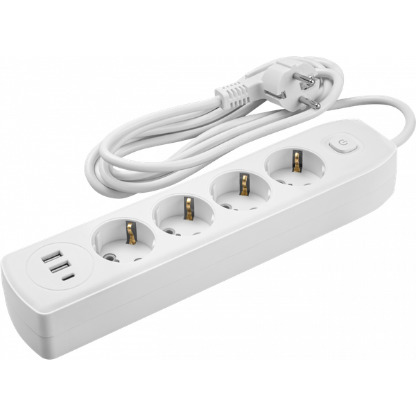 Изображение товара Удлинитель Онлайт OPE-USB-04-180-ESC-3x1 / 90841