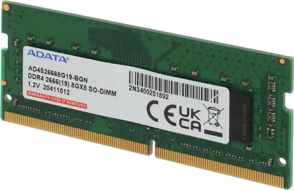 Изображение товара Оперативная память DDR4 A-data AD4S26668G19-BGN