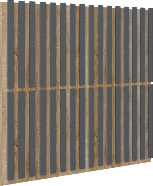 Изображение товара Реечная панель Mio Tesoro 612х612х18-8 1.01.02.01.3.4 (сонома/серый)