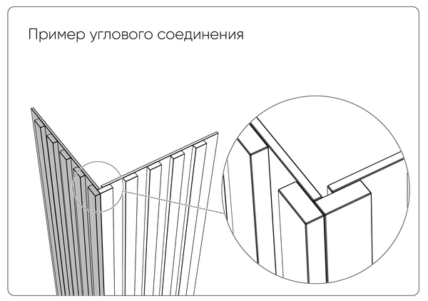 Изображение товара Реечная панель Mio Tesoro 2760х312х18-4 1.02.01.02.3.4 (сонома/серый)