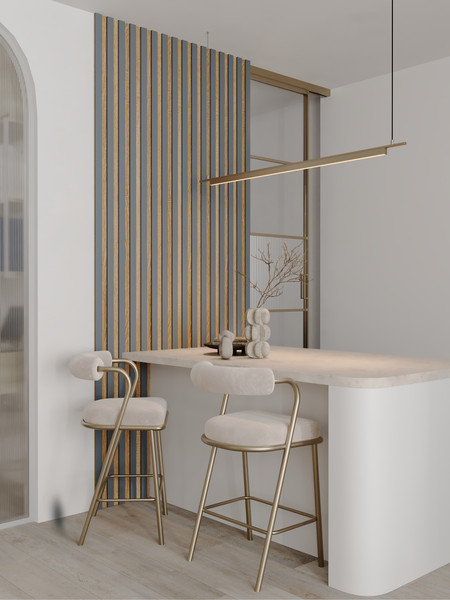 Изображение товара Реечная панель Mio Tesoro 2760х312х18-4 1.02.01.02.3.4 (сонома/серый)