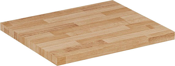 Изображение товара Тумба с умывальником Lauter Melisa 50 + 21652 (кашемир п/мат, три ручки в комплекте + столешница из цельного дуба Melisa 50)