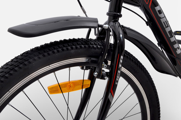 Изображение товара Велосипед DeltA Fiesta 24024 (24, черный/красный)