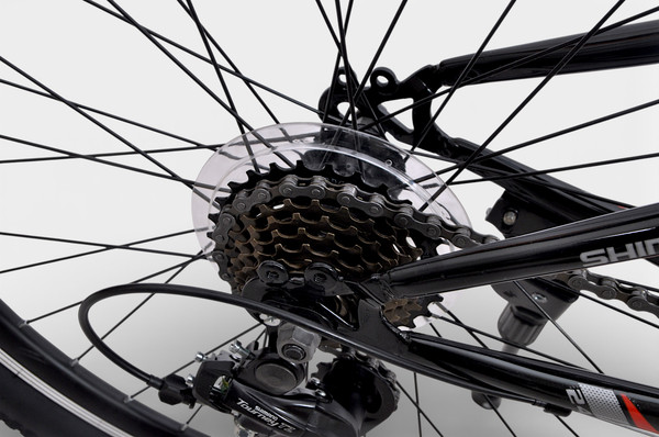 Изображение товара Велосипед DeltA Fiesta 24024 (24, черный/красный, разобранный, в коробке)