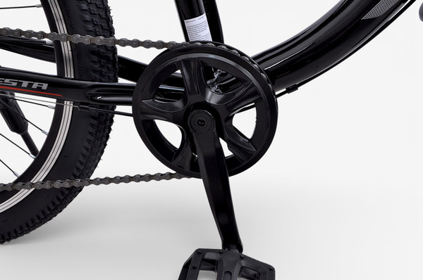 Изображение товара Велосипед DeltA Fiesta 24024 (24, черный/красный, разобранный, в коробке)