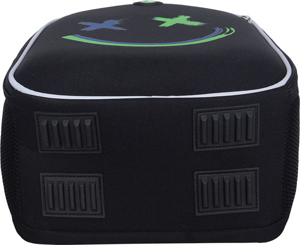 Изображение товара Школьный рюкзак Grizzly RAw-695-9 (черный/салатовый)