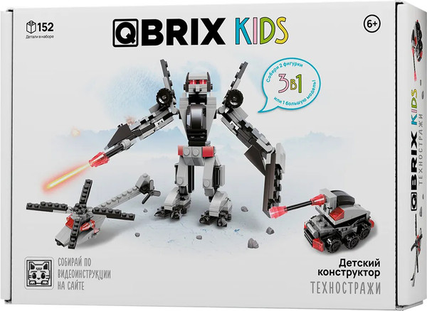 Изображение товара Конструктор QBRIX Техностражи 3в1 / 32103