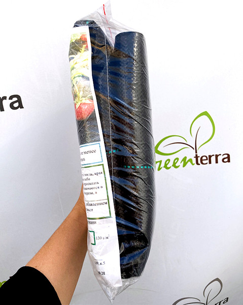 Изображение товара Укрывной материал GreenTerra Агроткань ПП 110 UV 100г/м2 (10м, черный)