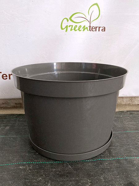 Изображение товара Вазон GreenTerra Фикус 20 380x250мм (20л, графит)