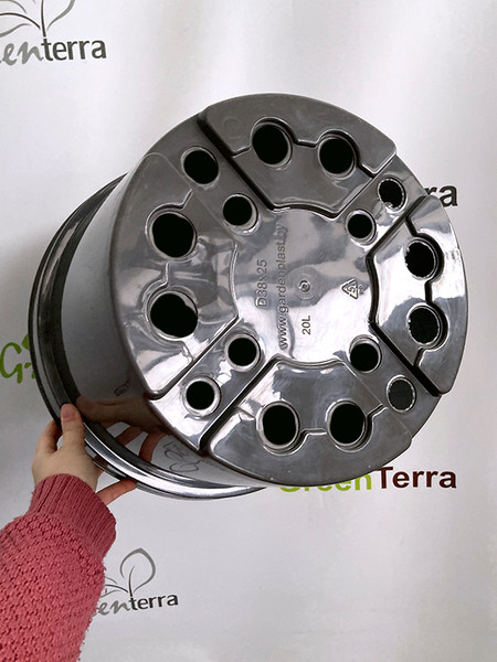 Изображение товара Вазон GreenTerra Фикус 20 380x250мм (20л, графит)