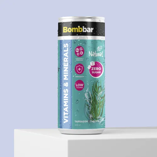 Изображение товара Энергетический напиток Bombbar Vitamins & Minerals Тархун (12x330мл)