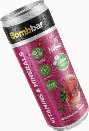 Изображение товара Энергетический напиток Bombbar Vitamins & Minerals Арбуз (12x330мл)