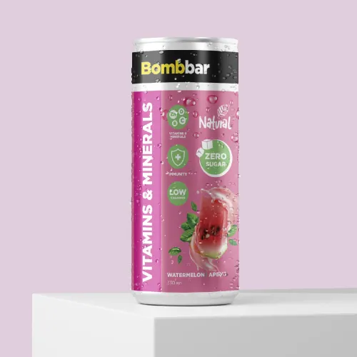 Изображение товара Энергетический напиток Bombbar Vitamins & Minerals Арбуз (12x330мл)