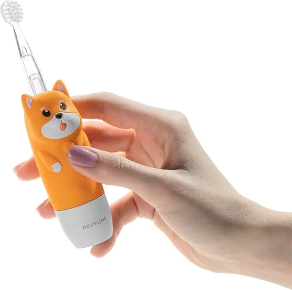 Изображение товара Детская звуковая зубная щетка Revyline RL 025 Baby Dog / 8618 (оранжевый)