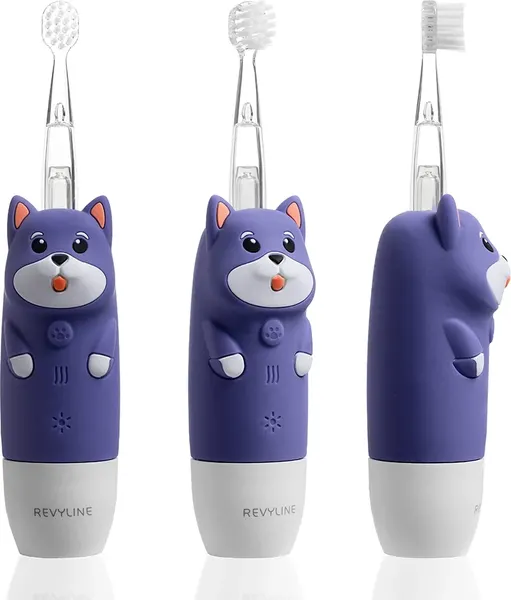 Изображение товара Детская звуковая зубная щетка Revyline RL 025 Baby Dog / 8617 (голубой)