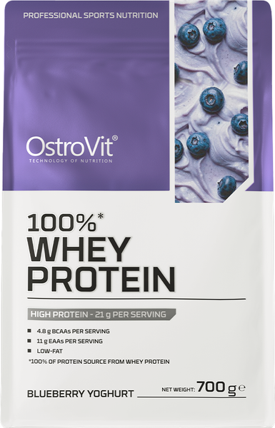 Изображение товара Протеин OstroVit 100% Whey Protein (700г, голубика-йогурт)