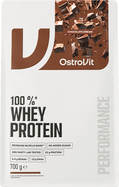 Протеин OstroVit 100% Whey Protein (700г, шоколад) — фото 5