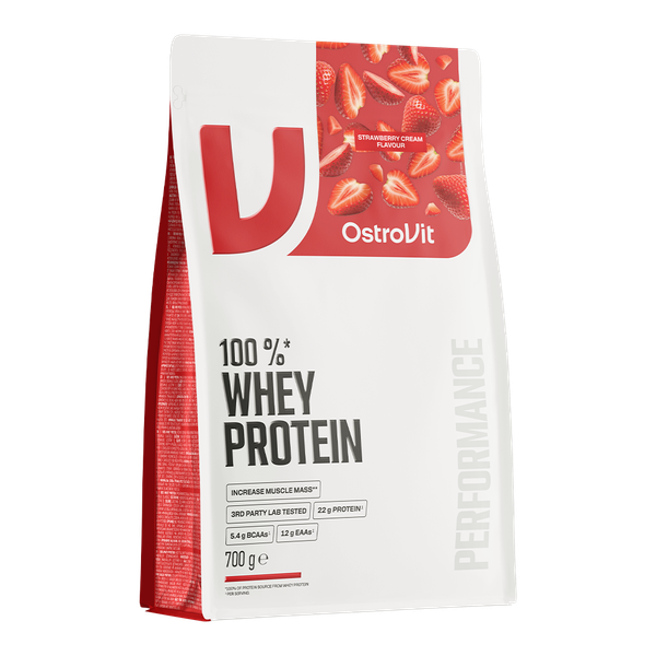 Протеин OstroVit 100% Whey Protein (700г, клубника-сливки) — фото 6