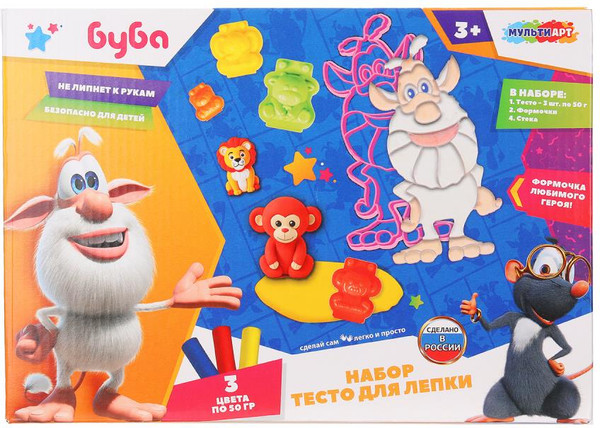 Изображение товара Набор для лепки MultiArt Буба DSET-BUB-121468D