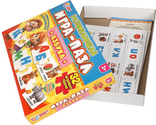 Изображение товара Развивающая игра Умные игры Азбука / 4660254443419
