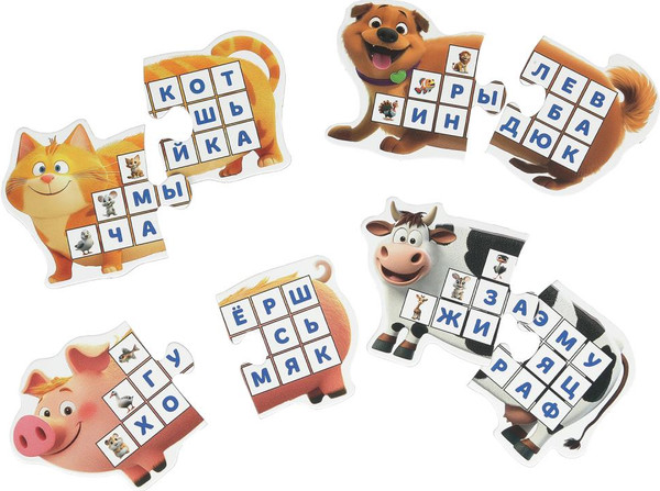 Изображение товара Развивающая игра Умные игры Удивительные животные. Лото-азбука / 4630395016858