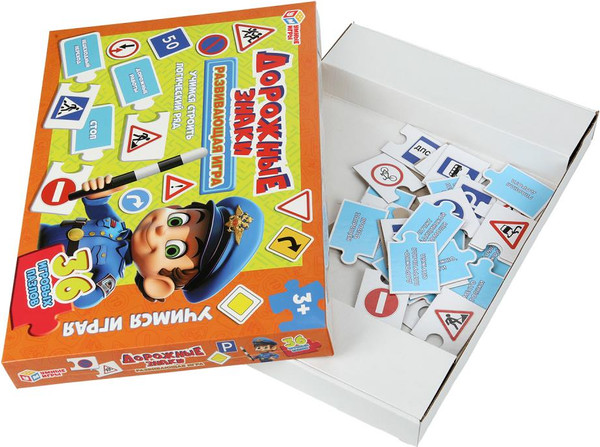 Изображение товара Развивающая игра Умные игры Дорожные знаки / 4660254450912