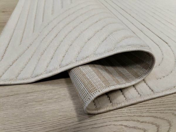 Изображение товара Ковер Radjab Carpet Сканди Сизаль Прямоугольник 10949A (1.5x2.5, Krem/Krem)
